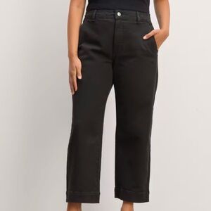 Everlane Straight Leg Crop Black jeans